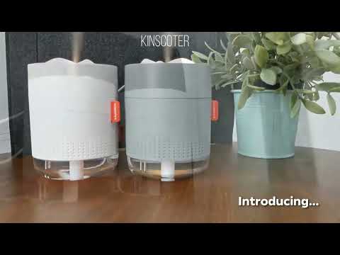 Kinscoter Snow Mountain Mini Portable Car Humidifier 500ml H2O Air Humidifier
