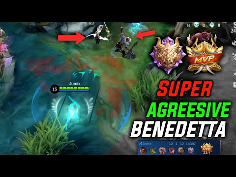 BENEDETTA SUPER AGGRESSIVE ROTATION WITH THE BEST EMBLEM AND BUILD SET | TOP GLOBAL BENEDETTA