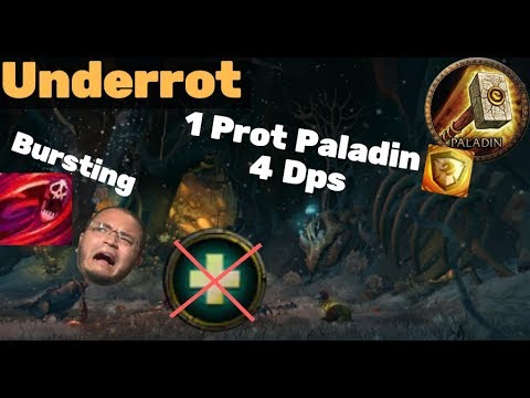 NO HEALER?! +18 UR, BURSTING - Prot Paladin