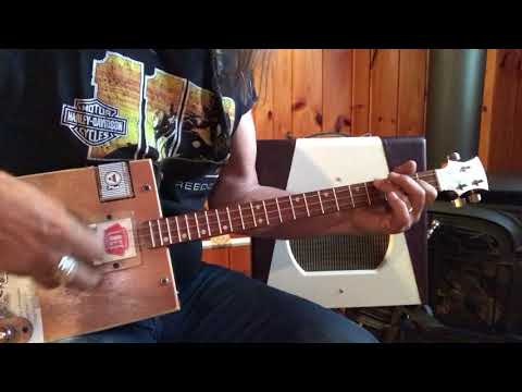 Riders on the storm The Doors lesson for 3 string Cigar Box Guitars