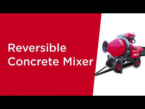 Diesel engine hydraulic hopper concrete mixer, for construct...