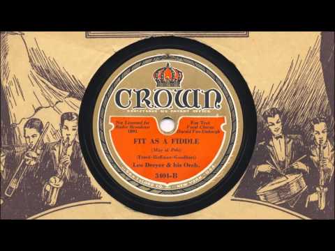Leo Dreyer & His Orchestra -  Fit As A Fiddle - Crown 3404