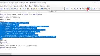 How to comment a block of code in the Office VBA Editor
