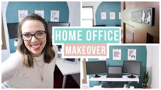 Work From Home Office Makeover on a Budget