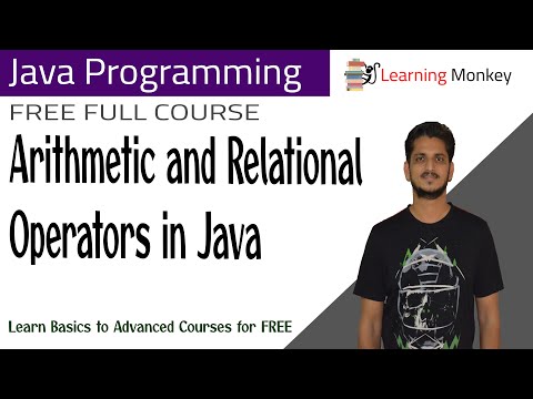 Arithmetic And Relational Operators In Java Lesson 7 Java Programming Learning Monkey