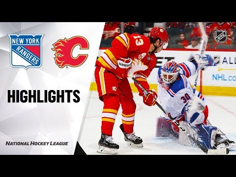 NHL Highlights | Rangers @ Flames 1/2/20