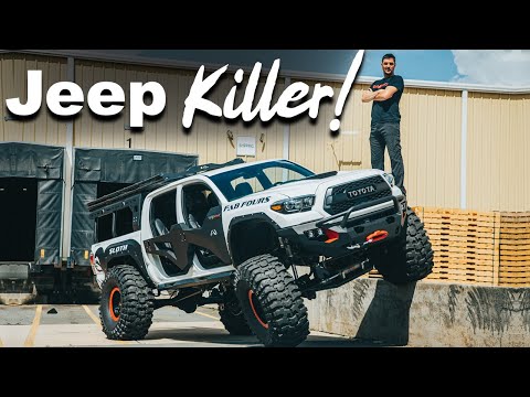 Toyota Tacoma Jeep KILLER! Fab Fours Build Walk Around
