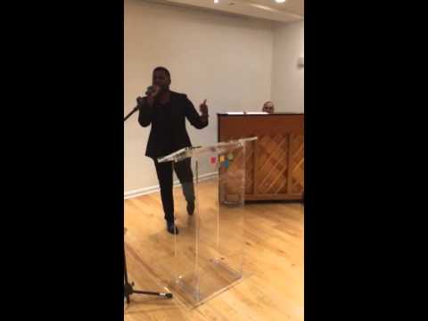 Juan Winans performing a song from new BeBe Winans musical, "Born for This"