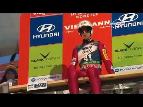 Fantastyczny skok Piotra Żyły !! Trondheim Kwalifikacje 14.03.2013