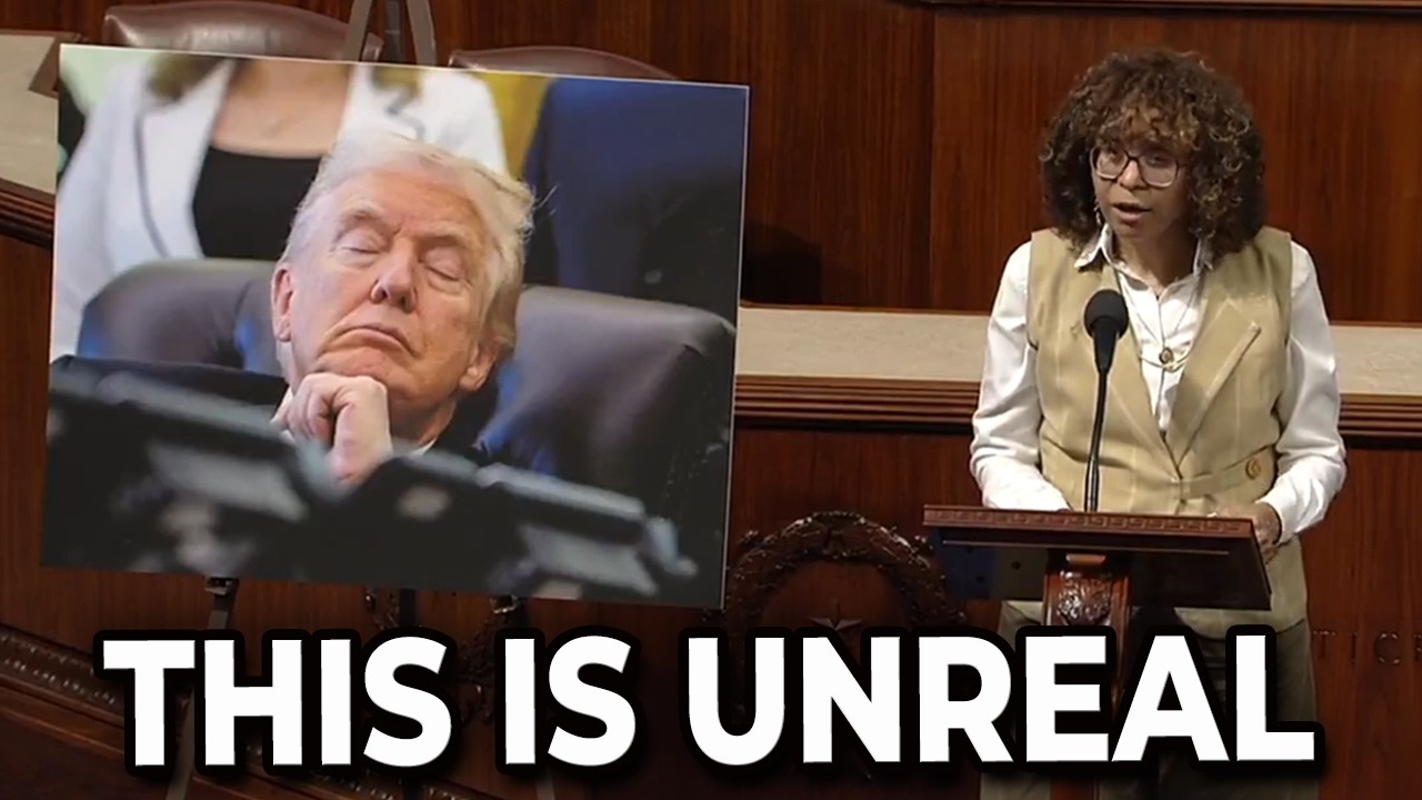 California Democrat has a MELTDOWN over Trump dozing off...during a meeting from LAST YEAR! 😆