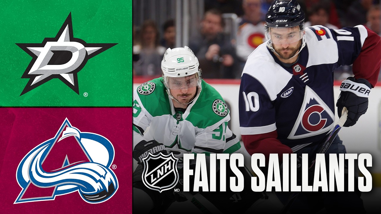 Stars vs Avalanche 18/03/26 | Faits saillants