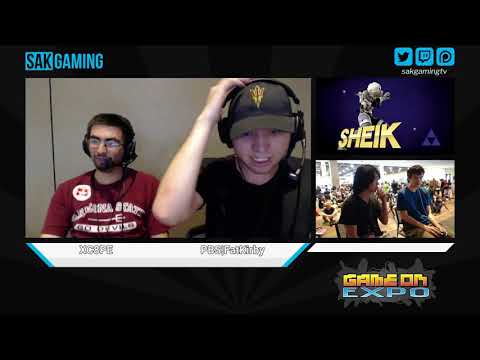 Game On Expo Smash 4 Finals - John Numbers (Wii Fit Trainer) vs SAK|Saiki (Sheik)