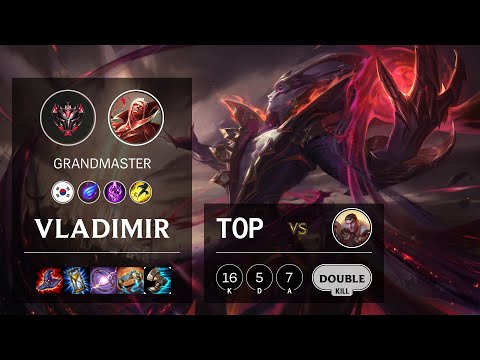 Vladimir Top vs Jayce - KR Grandmaster Patch 10.20