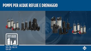 Pompe per acque reflue e drenaggio