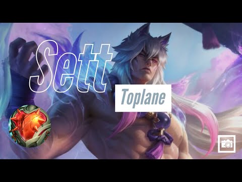 Sett Toplane in der Preseason (German League of Legends Gameplay)