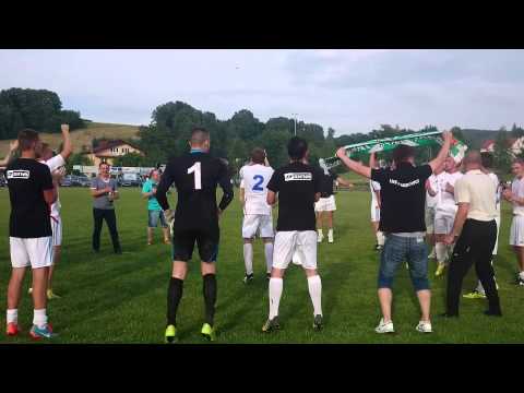 LKS Pisarowce - Radość po awansie