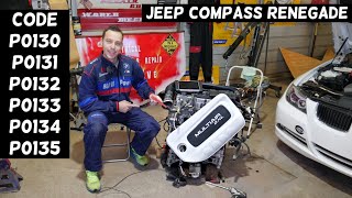 JEEP RENEGADE COMPASS CODE P0130 P0131 P0132 P0133 P0133 P0134 P0135 FIX