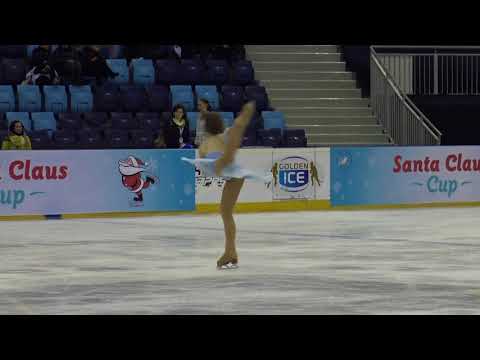 2017 Santa Claus Cup : Nina LETENAYOVA(SVK) - FS JUNIOR LADIES, Free skating