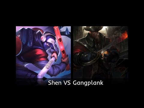 League of Legends - Shen vs Gangplank - Full Gameplay