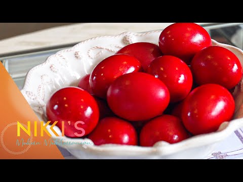 , title : 'How to Dye Greek Red Easter Eggs'