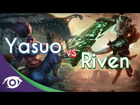 League of Legends - Riven vs Yasuo mid lane Seasson 5