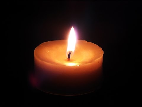 BEAUTIFUL Candle Relaxing Burning flame 10 minutes HD video