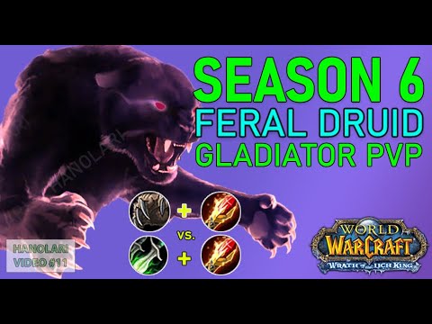 Druid/Mage vs. Rogue/Mage - Season 6 2v2 Arena Match - Season 5 Gladiator - WOTLK - Video 11