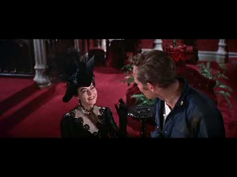 Charlton Heston e Ava Gardner "Stanza d'albergo" - 55 Giorni a Pechino, 1963