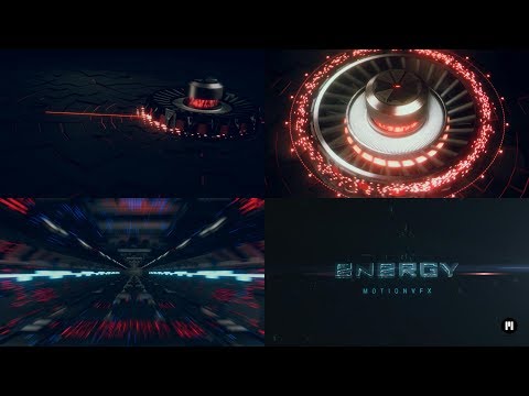 Hi-tech Tunnel Opener Template for mO2 Apple Motion and FCPX Plugin - MotionVFX