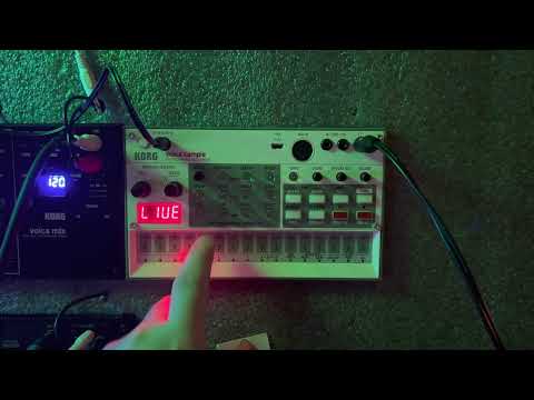 Korg  volca sample test dirty jungle music