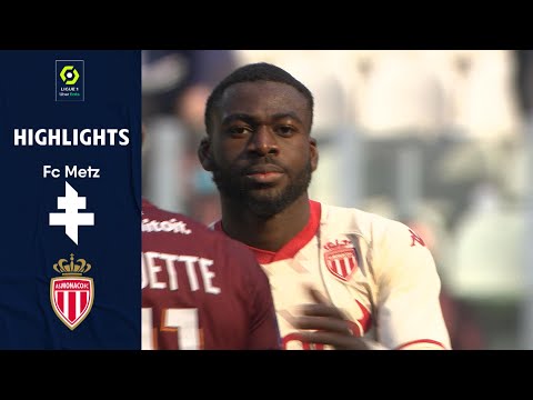 FC METZ - AS MONACO (1 - 2) - Highlights - (FCM - ASM) / 2021-2022