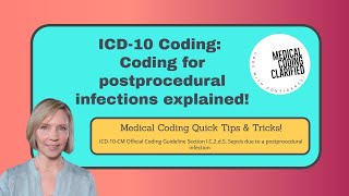 ICD-10 Coding for postprocedural wound infections!