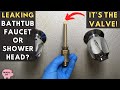 Fix Leaking Shower Head or Bathtub Faucet | Rebuild & Replace Shower Valve