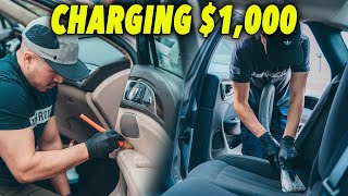 How We Charge $1,000 For Interior Details!