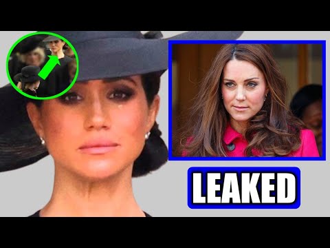 SHE'S A BULLY! Scary Video Of Meghan SLAPPING Charlotte During Queen's Funeral Leaked