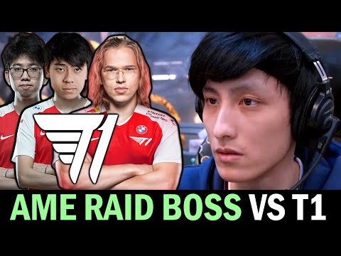 Even 3x T1 players can't Stop AME New Favourite Hero