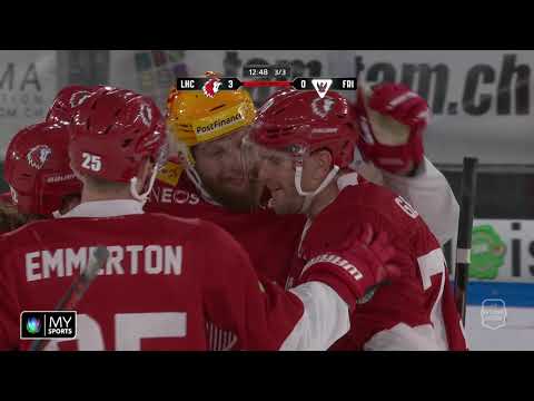 Lausanne HC - Fribourg-Gottéron 4-1 (0-0; 2-0; 2-1)