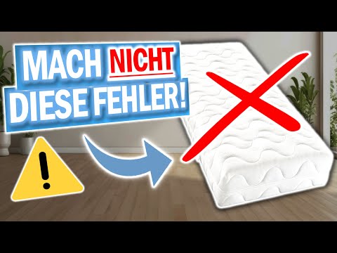MATRATZEN kaufen: ❌ Vermeide diese 5 Fehler! ❌