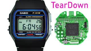 What’s Inside the Casio F91W | Classic Digital Watch Teardown & Review