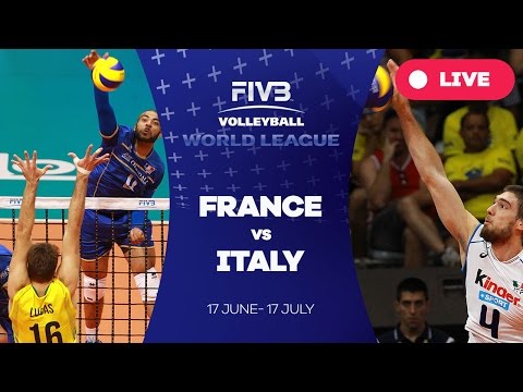 France v Italy - Group 1: 2016 FIVB Volleyball World League