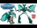 Transformers EARTHSPARK Deluxe Class NIGHTSHADE DR MERIDIAN MANDROID BAF Review