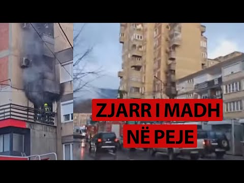 Zjarr i madh në Peje, SHKRUMBOHET zyra e avokatit - Ora 7
