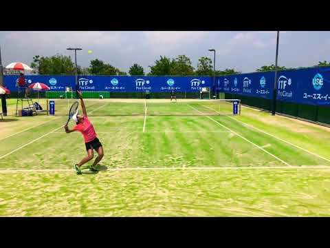 (予選)久留米市ユー・エス・イーカップ国際女子テニス2018 Ari MATSUMOTO vs Chihiro TAKAYAMA