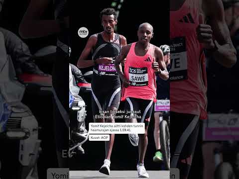 Lontoon maratonilla jylhä maailmanennätys