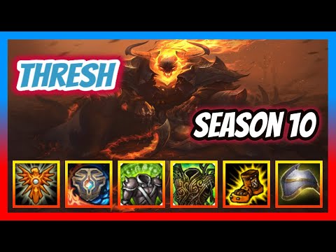 🌟 THRESH SUPPORT S10 GUIDE SEASON 10 GAMEPLAY RUNES BUILD