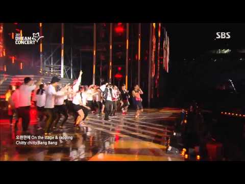 MFBTY ft. LE (EXID) + Suga + Rap Monster (BTS) + Baro (B1A4) - Monster @ SBS 2015 Dream Concert