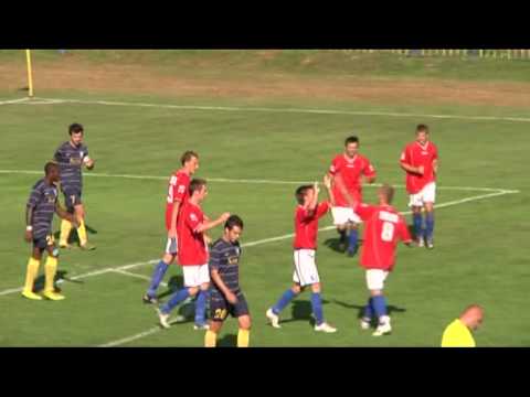 MŠK Tesla Stropkov - Michalovce B, gól Frederik Varga