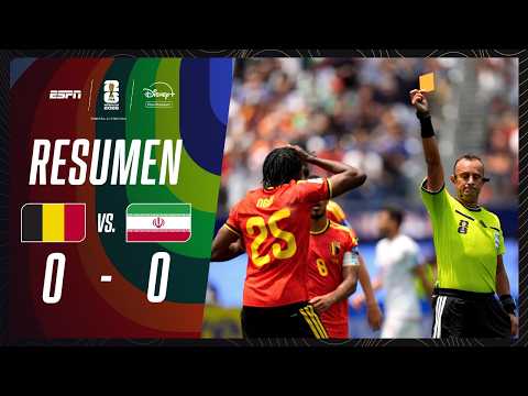Resumen Bélgica vs Irán