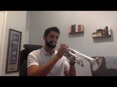 TMEA All-State 2020-2021 Trumpet Etude 2, Part 2. Voxman p 8, m 17-28