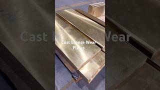cast copper alloys plates #bronzeplates #copperalloycasting #wearresis